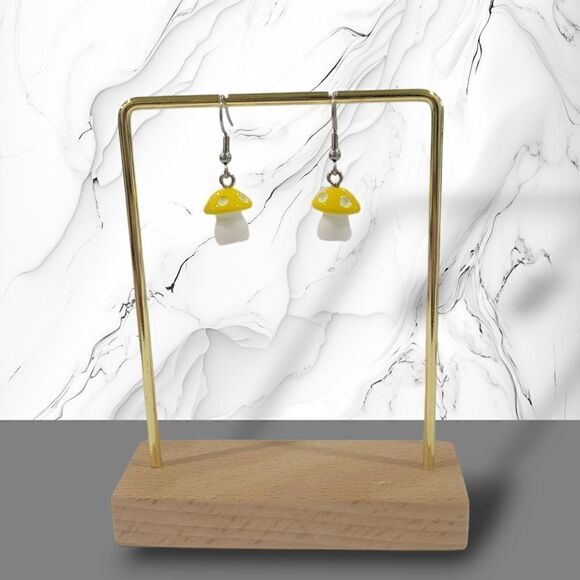 🍄🟫Mushroom Earrings🍄🟫(2-A018-D)-Jewelry for Women - Picture 3 of 6